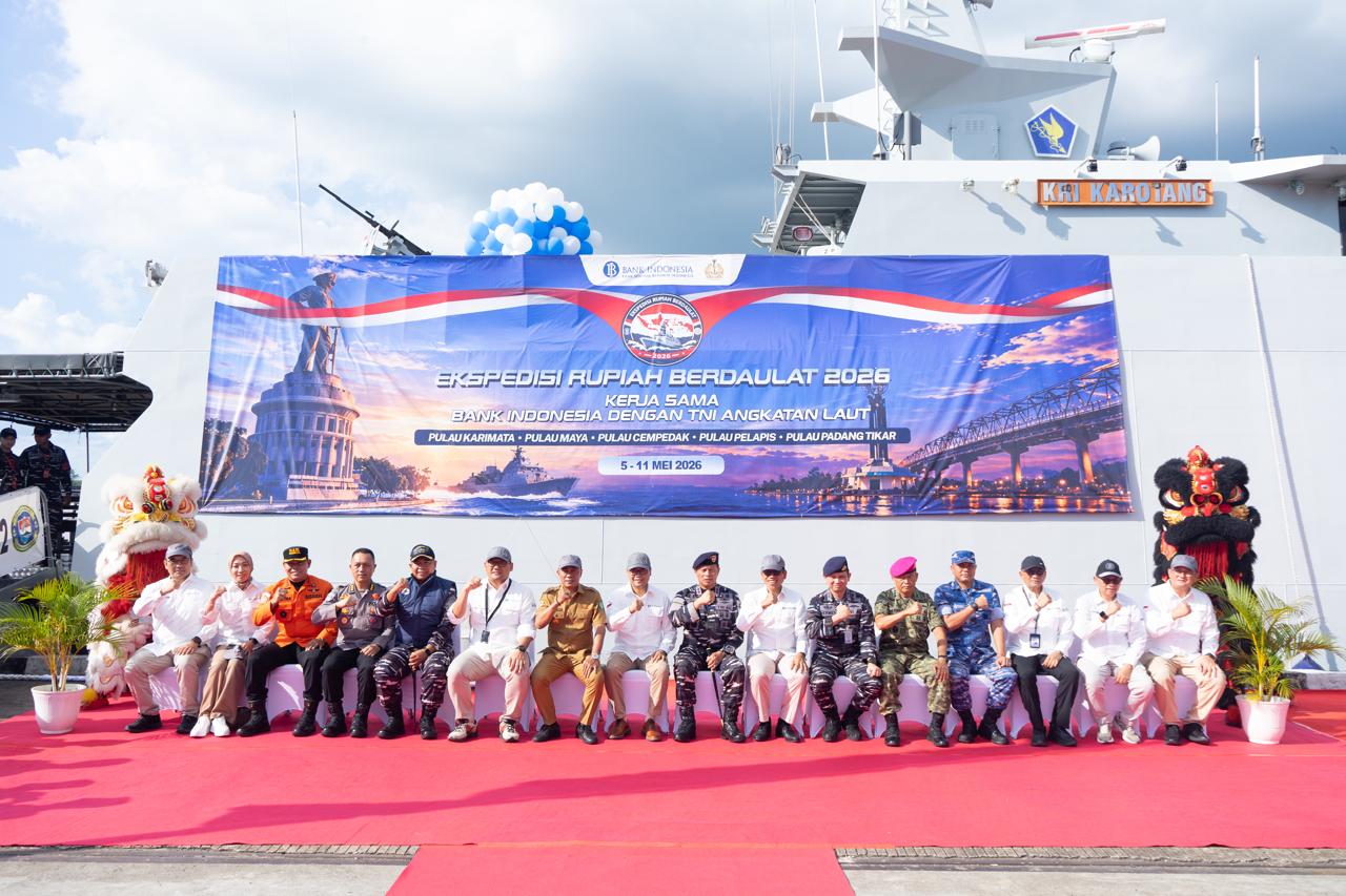 Pelepasan Ekspedisi Rupiah Berdaulat (ERB) 2026 sebagai upaya menjaga kedaulatan Negara Kesatuan Republik Indonesia (NKRI). Foto: Istimewa