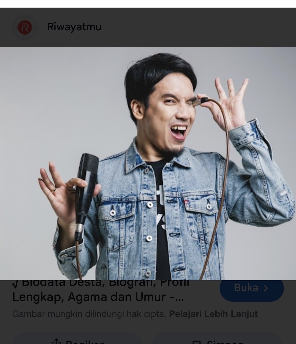 Artis dan musisi Indonesia, Desta. Foto: Istimewa