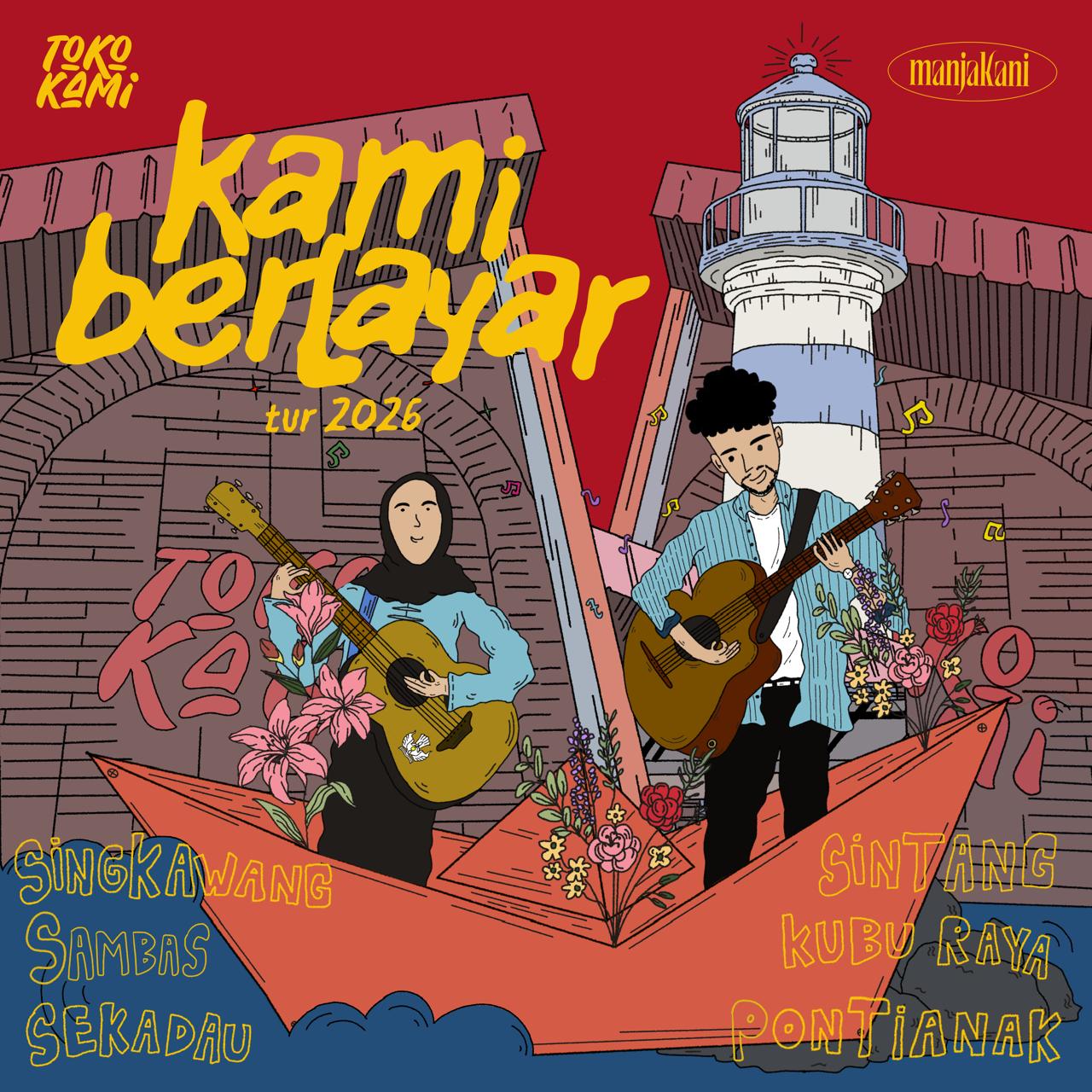 Tur album kedua Manjalani bertajuk “Kami Berlayar Tur 2026” Part I.