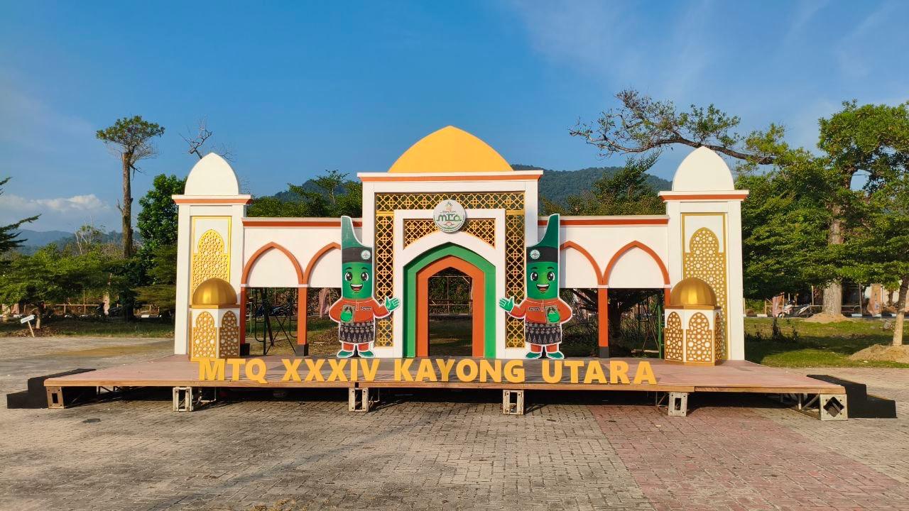 Panggung MTQ XXXIV Provinsi Kalimantan Barat Tahun 2026 di Kecamatan Sukadana, Kabupaten Kayong Utara. Foto: Istimewa
