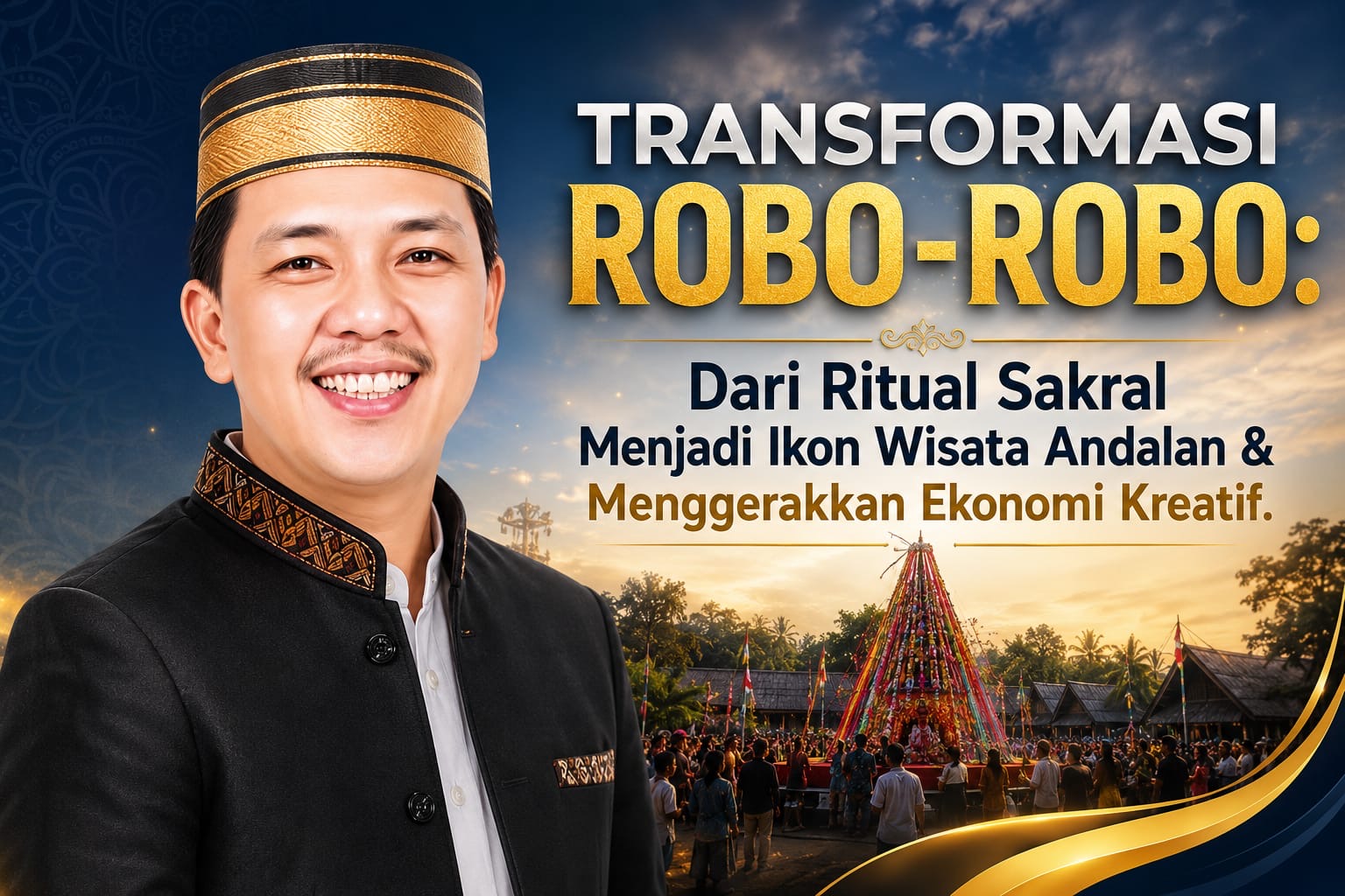 Alumnus Universitas Tanjungpura Pontianak dan menjabat Ketua DPW PKB Kalbar, Mulyadi Tawik, SE., ME. Foto: Ilustrasi AI