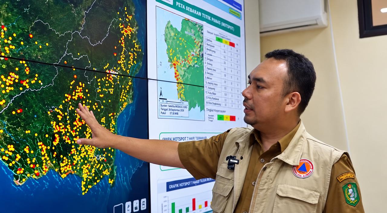 Plt Kepala BPBD Provinsi Kalimantan Barat, Ridwan. Foto: Istimewa