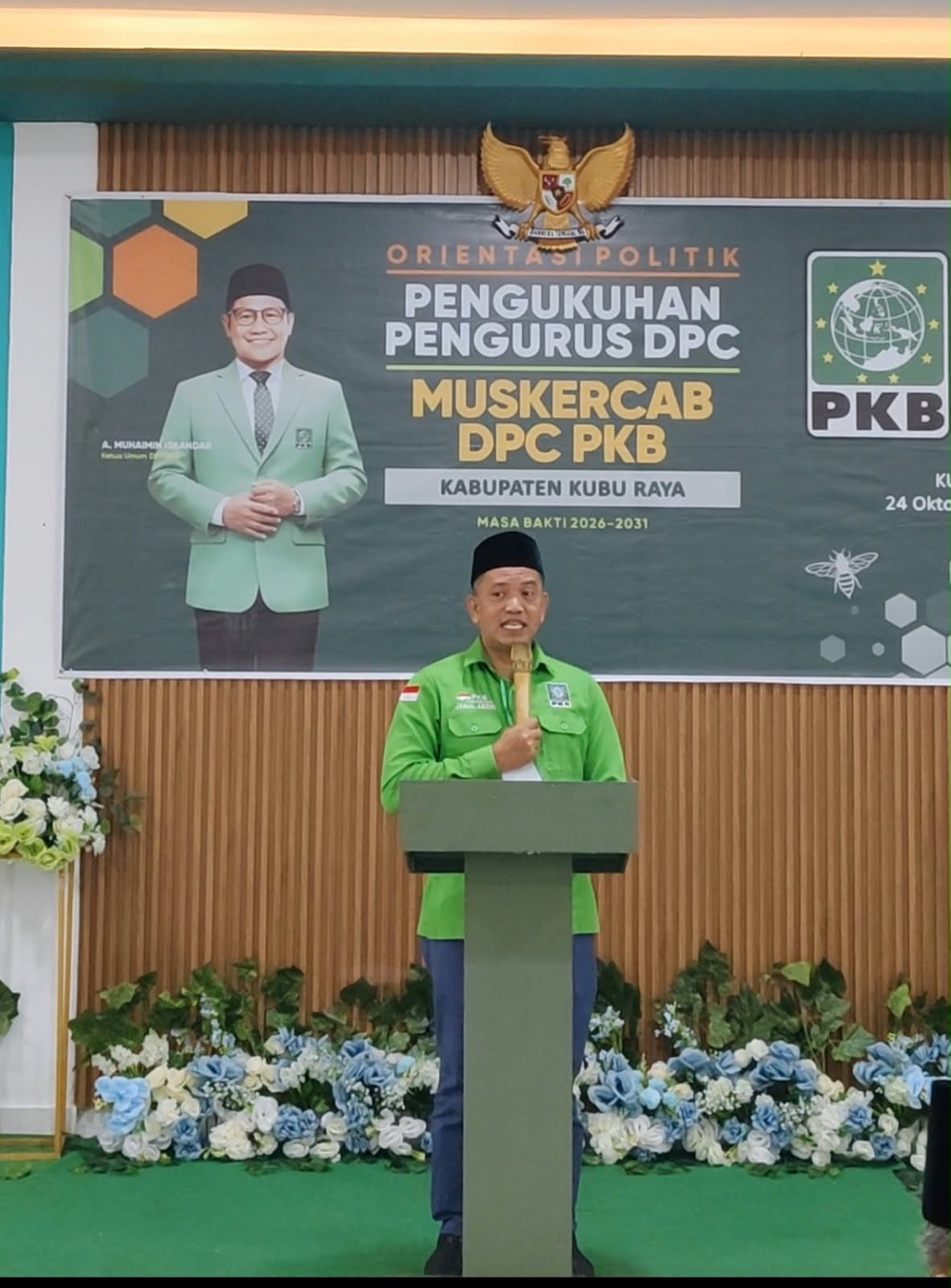 Ketua DPC Partai Kebangkitan Bangsa (PKB) Kabupaten Kubu Raya, Jainal Abidin. Foto: Akcaya